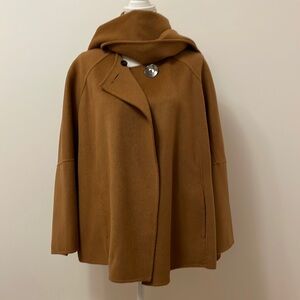Zara Trench/Peacoat Brown Removable Scarf Size M